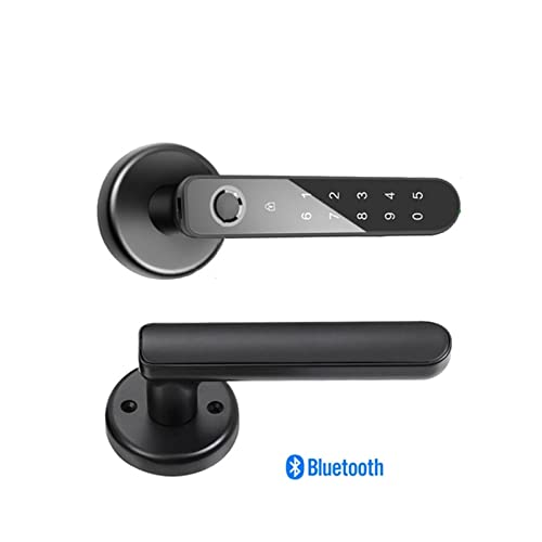Serrure connectée Bluetooth TTLock avec empreinte biométrique et clé - 3