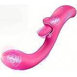 G Spotting Stimulator for Women Oragasm Rabbit, 5 Rotating & Licking & Vibrating Modes with Lip Tongue YD12