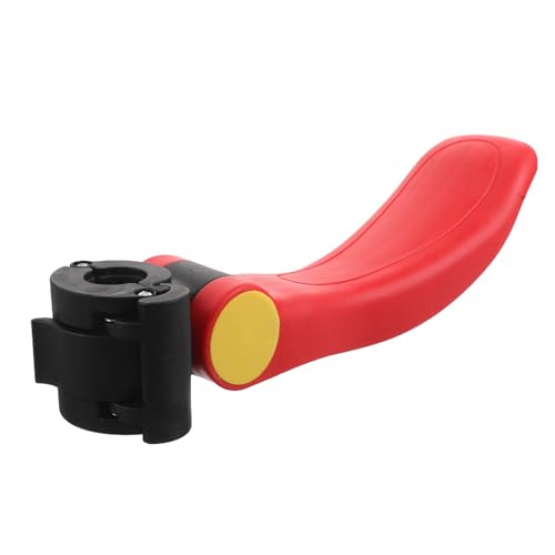 HOODANCOS Asiento de Plástico Rojo de Scooter Plegable Base Ancha y Ajustable para Actividades al Aire Libre y Paseos