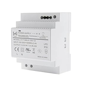 SeKi H-100-12 Hutschienen-Netzteil 12V 85W