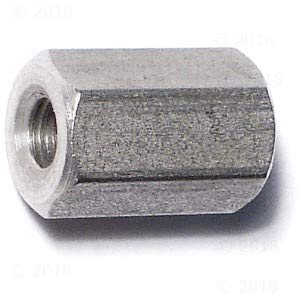 8-32 Stainless Coupling Nut (20 Pieces)