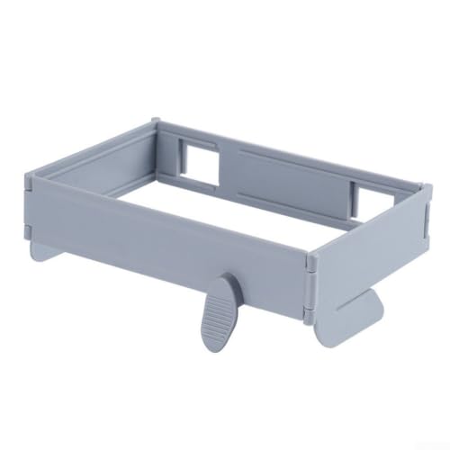 Image of MeevrgR Foldable Reusable Plastic Trash Bag Holder Wall Mount(gray)