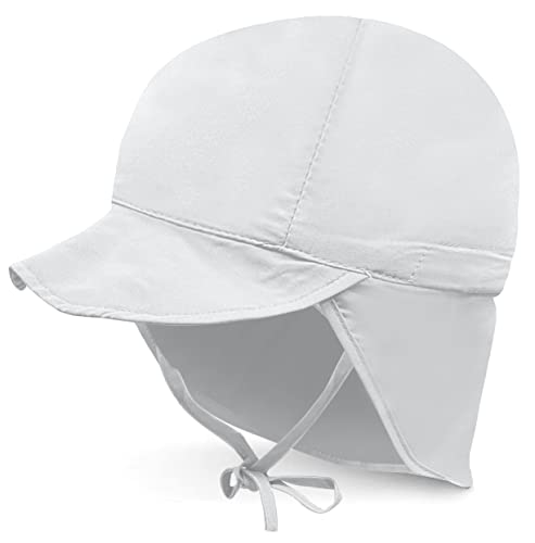 Baby Sun Hat UPF 50+ Protection Adjustable Infant Summer Beach Flap Hats Breathable Toddler Swim Pool Play Sunhat Wide Brim