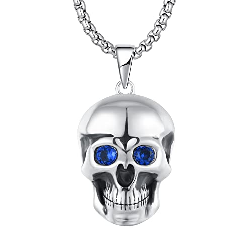 Buy STARCHENIE Skull Necklace for Men 