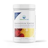 Nature's Lab Magnesium Soothe Powder 350mg - Promotes Balanced Calcium Levels, Muscle & Nerve Function, Energy Production, and Overall Cardiovascular Health - 16.9 oz (100 Servings)
