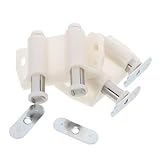 Baluue 2 Stück Magnetischer Push to open Türöffner für Küchenschränke Unsichtbarer Schrankverschluss mit Automatischer Rückstellfunktion Grifflose Möbelbeschläge für Einfache Montage und