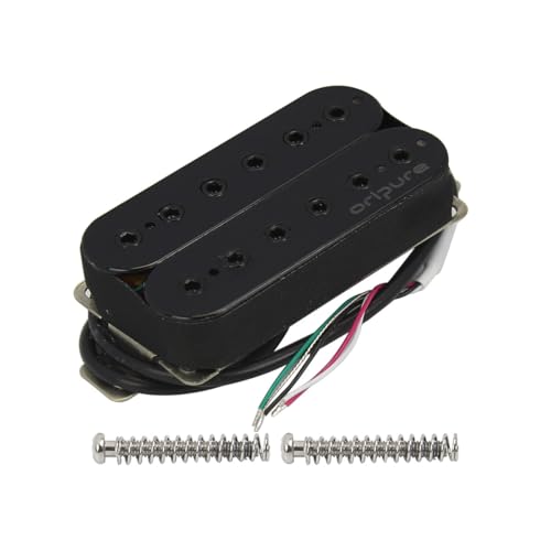 OriPure Alnico 5 podwójna cewka przetwornik do gitary na szyję Humbucker 50 mm 7,9 K do części zamiennej do gitary elektrycznej, czarny