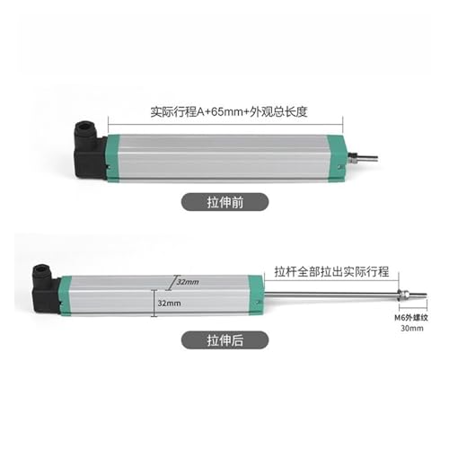 Sensor de posicion lineal KTC 250mm transductor regla electronica 3