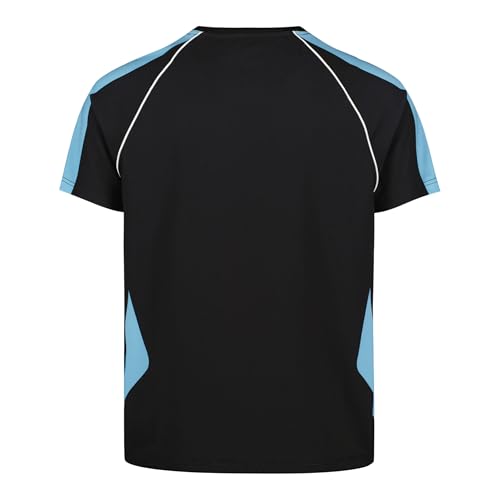 Image of Messi Men's Lifestyle Overtime Raglan Poly Tee, Standard Fit T-Shirt