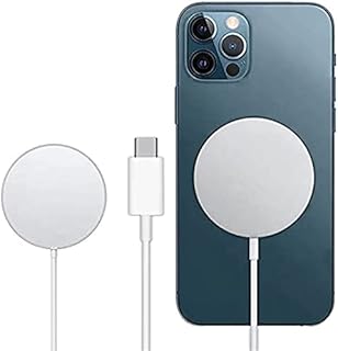 Magnetic Wireless Charger Compatible for MagSafe Charger Fast Charging with 3.3ft USB Type-C to USB-C Charging Cable Compatible for iPhone 13/13Pro/13Mini/13 Pro Max/12/12Mini/12Pro/Airp Pro