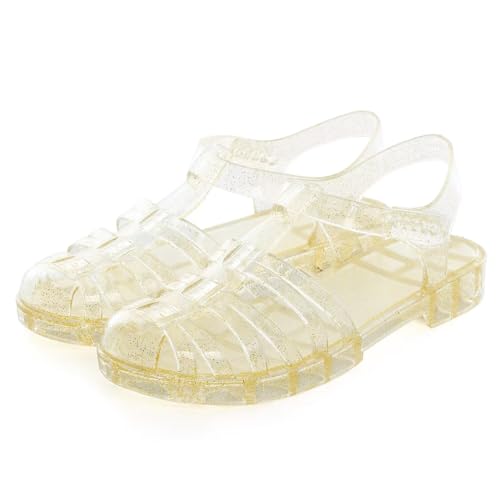 Image of Hee grand Crystal Jelly Heel Sandals for Women Summer Beach Jelly Shoes