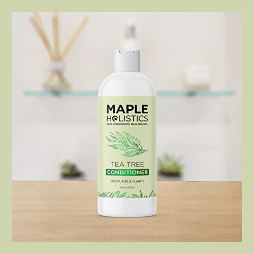 Tea Tree Conditioner For Dry Hair - Tea Tree Oil Conditioner For Oily Hair And Sulfate Free Conditioner For Dry Hair - Cleansing Conditioner And Tea Tree Dry Scalp Care With Tea Tree Oil For Hair #TOP6