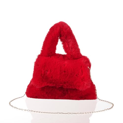Sac fourre-tout matelassé d'hiver rouge contre le look morne