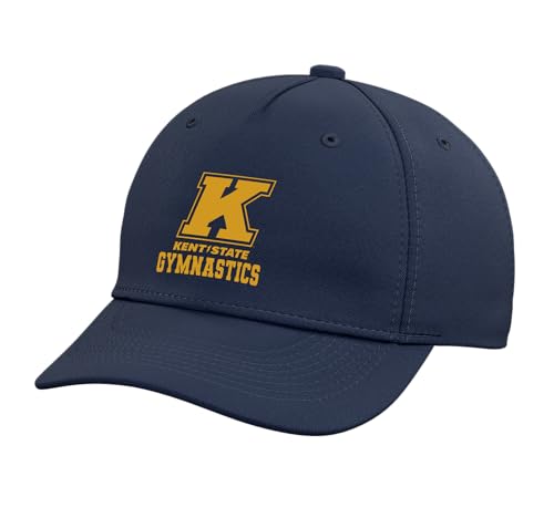 Kent State University Golden Flashes KS13 Adjustable Printed Baseball Hat, Navy Blue