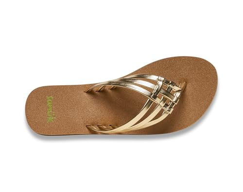 Image of Sanuk Women's Yoga Sandy | Yoga Mat Footbed | Flip Flops for Women | Yoga Sandals For Women