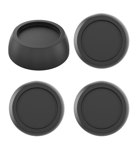 4er-Set Schwingungsdämpfer für Waschmaschine & Trockner – Antivibrationsfüße aus TPR – Rutschfeste Unterlage gegen Vibration & Geräusche – Auch für Kühlschrank, Lautsprecher & Klimaanlage geeignet