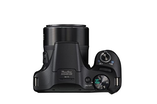 Canon PowerShot SX540 Digital Camera w/ 50x Optical Zoom - Wi-Fi & NFC Enabled (Black) (Renewed)