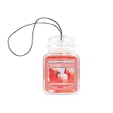 Yankee Candle Gel Car Jar Ultimate Hanging Odor Neutralizing Air Freshener White Strawberry Bellini