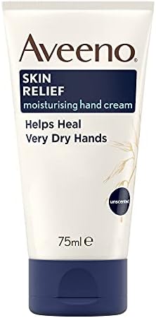 Aveeno, Skin Relief, Hand Cream, Helps Heal Very Dry Hands, Shea Butter, 75ml