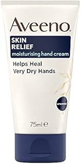 Aveeno, Skin Relief, Hand Cream, Helps Heal Very Dry Hands, Shea Butter, 75ml