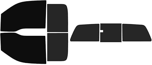 Miniatura 2 de The Tint Effect Kit de tintado de ventana precortado compatible con Ford F-150 SuperCab Extended Cab Truck (2009-2014) (Incluye visera delantera