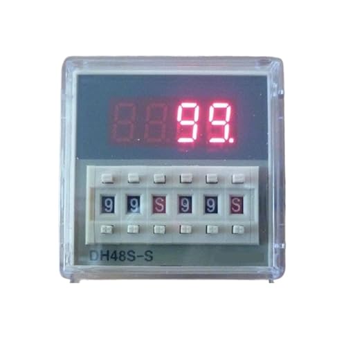 Relais temporisé DH48S-S 12V minuteur cyclique programmable 3A digital - 2