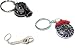 4PC Auto Gift Set - Spinning Turbo Keychain & Rotor Key Chain & Micro Wrench Keychain (Bonus: GT//Motorsports Lanyard)