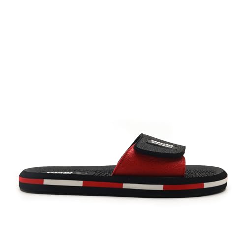 Image of ASIAN Men's AFG-707 EVA Ortho Slippers | Orthocushion Pain Relief Slides with Soft Strap | Lightweight Slides for Daily Use