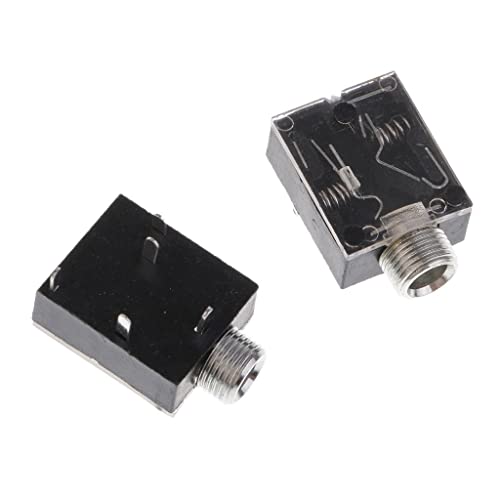 Image of 5Pcs Plastic PCB Mount 5-Pin Stereo 3.5mm Socket Audio Connector