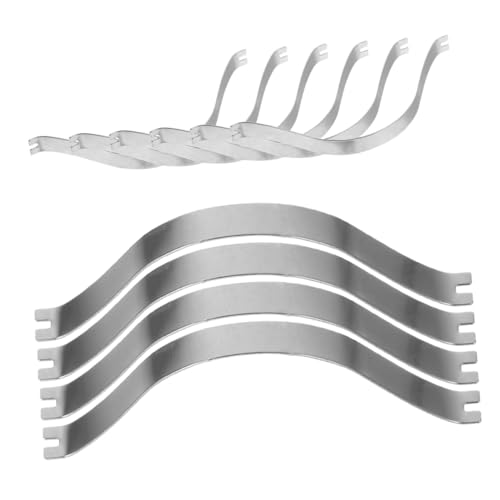 Image of Cabilock 200pcs Picture Frame Spring Clips Wall Hanging Hardware for Photos Art Crafts Reliable Backing Tools for DIY Framing Projects