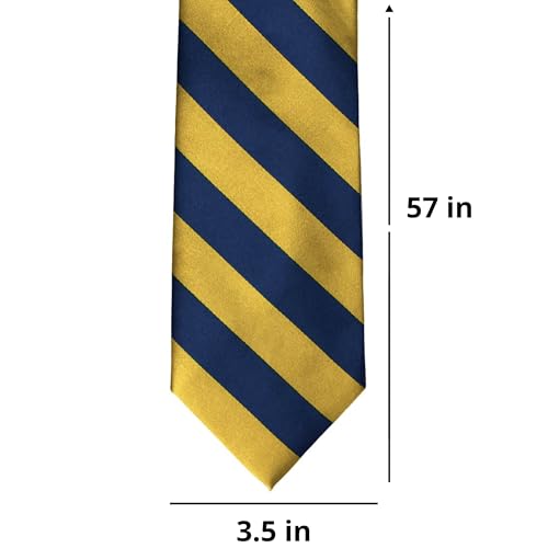 Image of tiemart Men's Striped Tie Standard Length