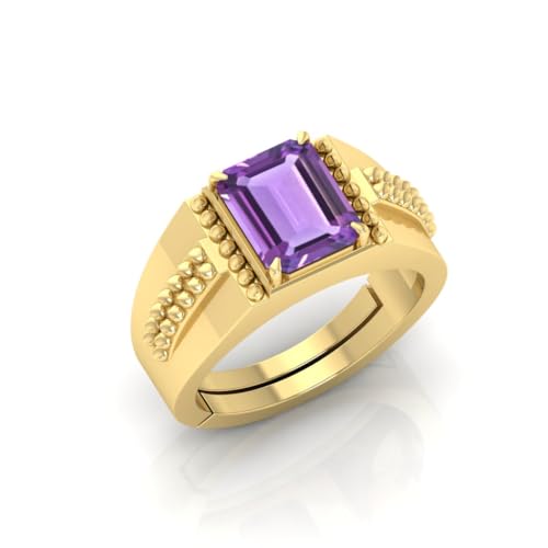Bague améthyste plaqué or Panchdhatu le cadeau idéal pour célébrer un moment unique - 4