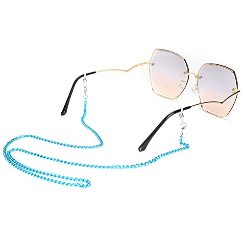 Corrente para óculos, corrente leve para óculos de sol para acessório para óculos(Ciano 1990)
