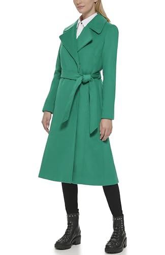 Karl Lagerfeld Paris Women's Luxe Twill Classic Belted Maxi3