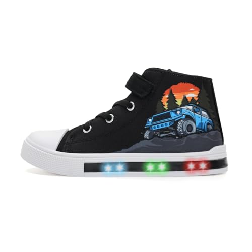 EUXTERPA Kids Toddler Sneakers Light Up Flashing Shoes Boys...
