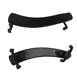 Meech Shoulder Rest for Violin 4/4 Collapsible Plastic Material with Thick Sponge Violin Shoulder Re