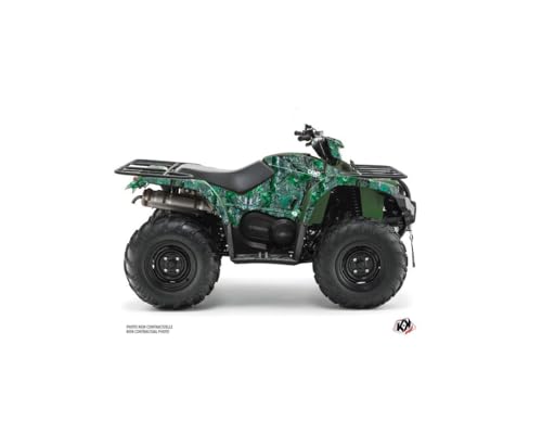 Kit deco quad camo Yamaha 450 Kodiak verde 2003-2017: adhesivos de personalización