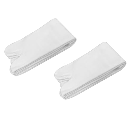 2 Pairs Split Toe Tabi Socks, Casual Sandal Split Long Socks for Men Women3