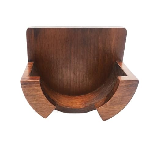 Soporte de madera for filtro café expreso, tampones, estante montado en la pared, portafiltro, almacenamiento, herramientas para Portafiltros de Café