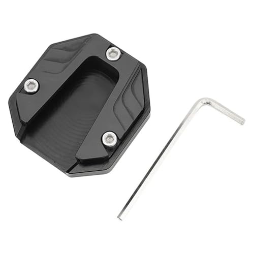 Support béquille moto élargi pour éliminer le risque d'enfoncement de scooter au sol
