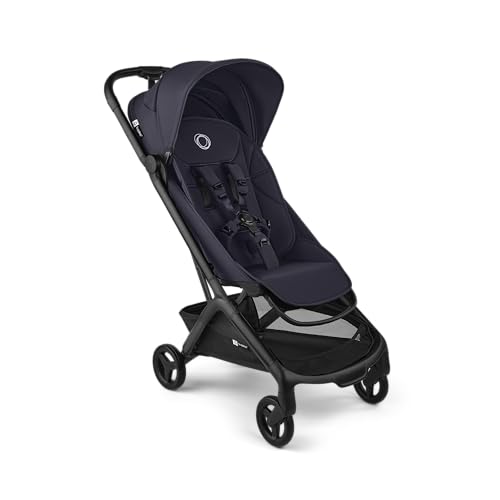Bugaboo Butterfly 2 Travel Stroller, Ultra-Compact One-Second Fold, Lightweight and Airplane-Friendly, Deep Indigo