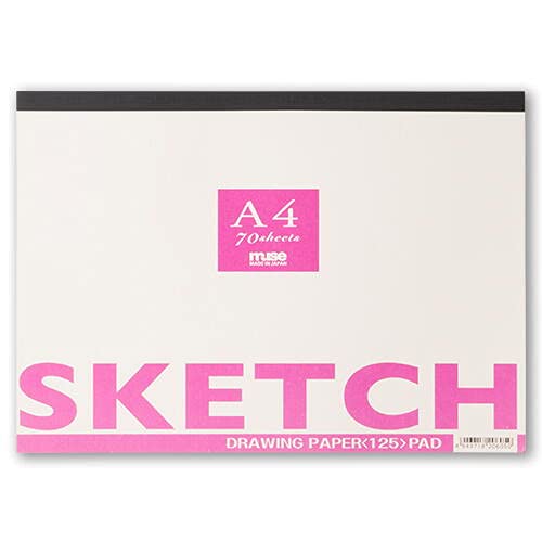 Amazon.co.jp: ミューズ 画用紙 ザ・スケッチ A4 スケッチブック