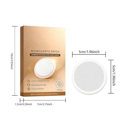 Patch Autobronzant à Microneedles : votre soin de la peau pour rayonner sans soleil
