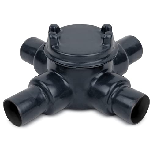 Ocal GUAX26-G Conduit Outlet Box X-Shape 3/4IN Opening Gray