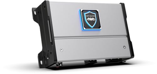 Wet Sounds HTM Series Amplifier | HTM-1 | High-Power Class-D Amplifier | Full Range Audio Capability, Selectable X-Over Range (50 Hz - 500 Hz) with High-Pass/Low-Pass/Full Range | Compact Design