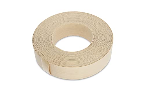 WordPress® 22 mm Echt Esdoorn Hout Voorgelijmd Fineer Kantenband - Rol van 7.5 m - Makkelijk Doe-het-Zelf op te Strijken Applicatie, Bedekt Rand van Standaard MDF-Paneel