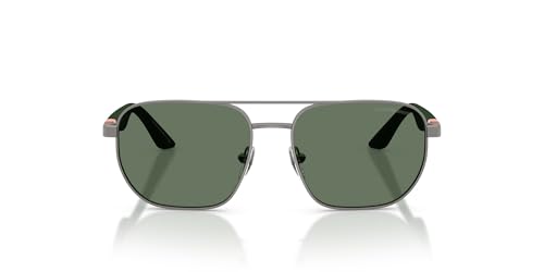 EMPORIO ARMANI (エンポリオアルマーニ) サングラス メンズ フレーム/マットガンメタル (MATTE GUNMETAL) レンズ/ダークグリーン (DARK GREEN) レンズ幅51mm 0EK2003