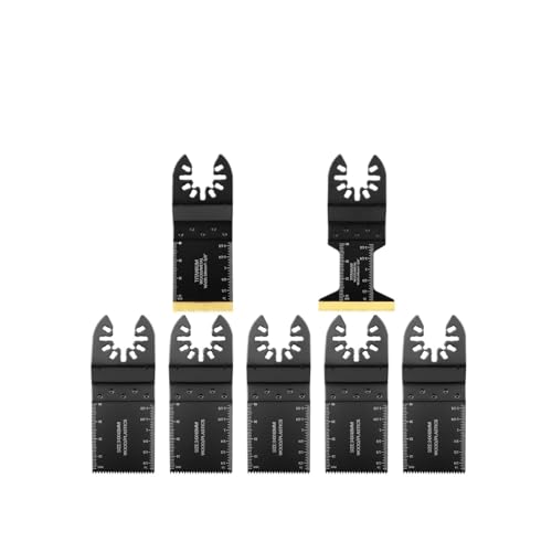 Cuchillas oscilantes para renovar estancias cortando madera y tuberías pack de 7