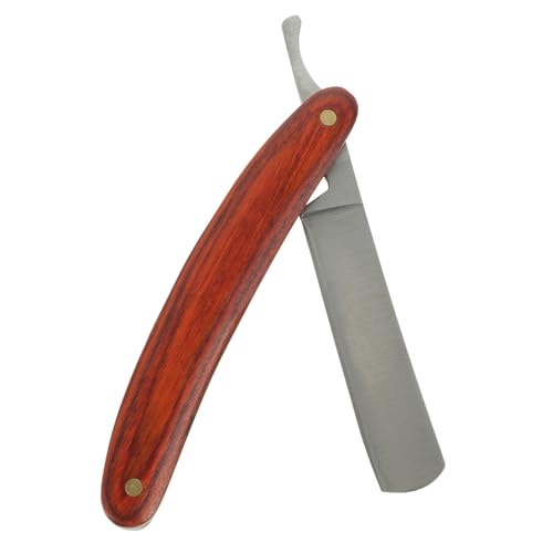 Beaupretty Maquinilla de Afeitar Manual de Mango de Madera para Hombre Herramienta de Clásica Aleatorio para y Salones de