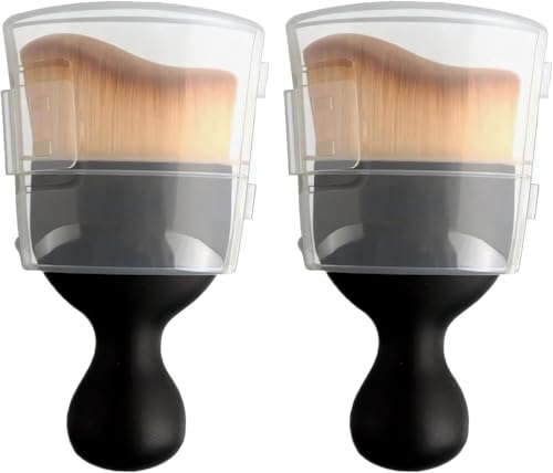 VinZolyn Car Interior Cleaning Brush Set, 2PCS Soft Bristle Dust